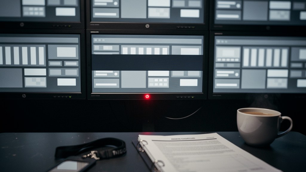 Security dashboard showing AI tool approval status across an enterprise network